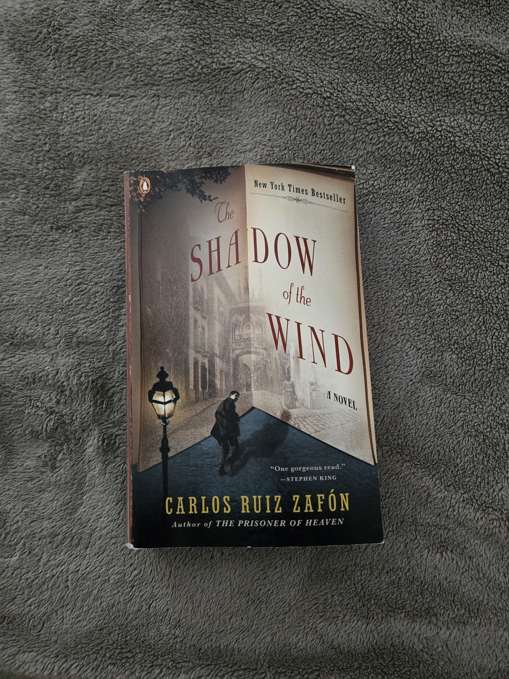 The Shadow of the Wind by Carlos Ruiz Zafón - Beige/Black Cover